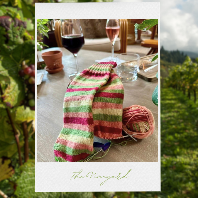 The Vineyard With Heel and Toe - Merino Sock Yarn