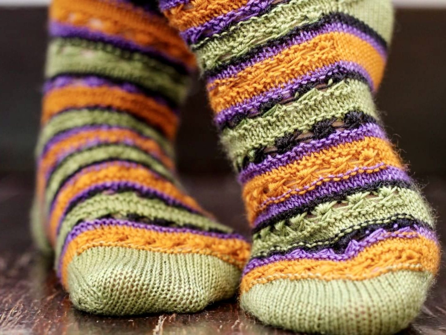 The Brew self-striping sock yarn