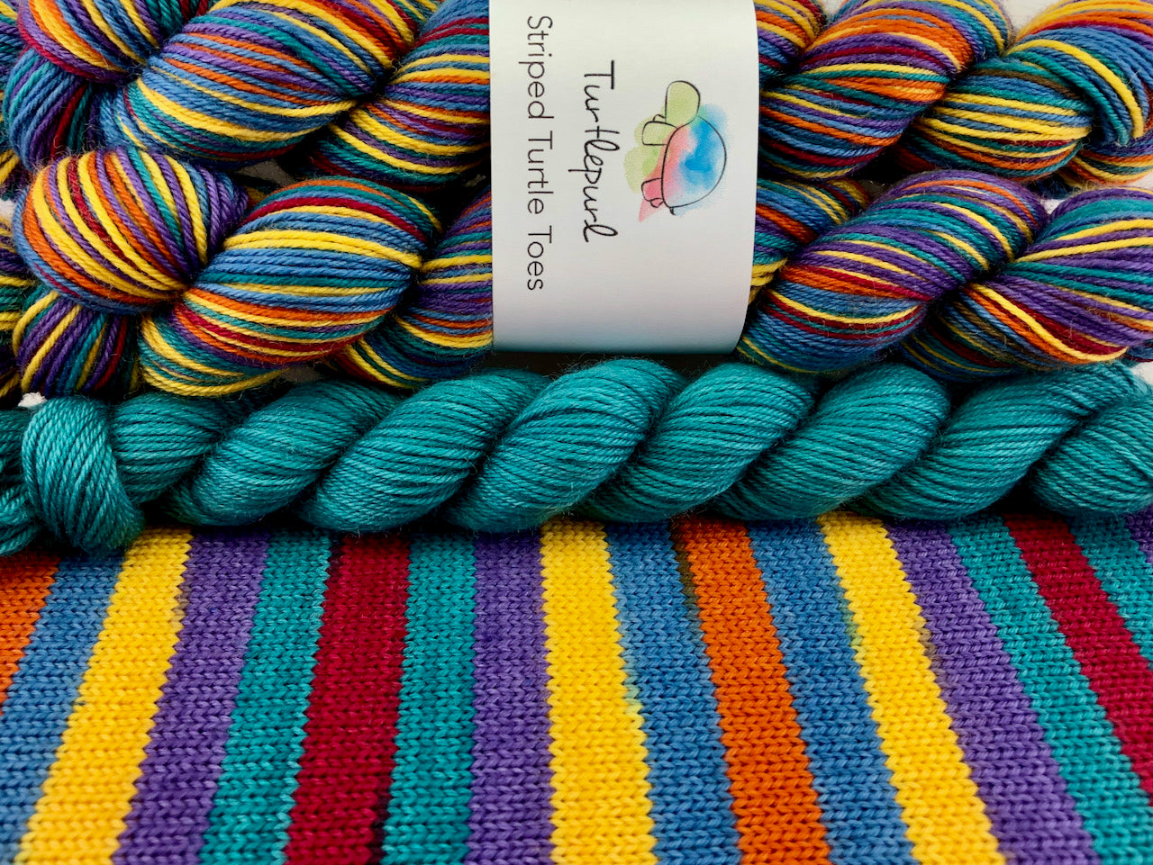 A-Stroll-Down-Duckworth-Street self-striping yarn