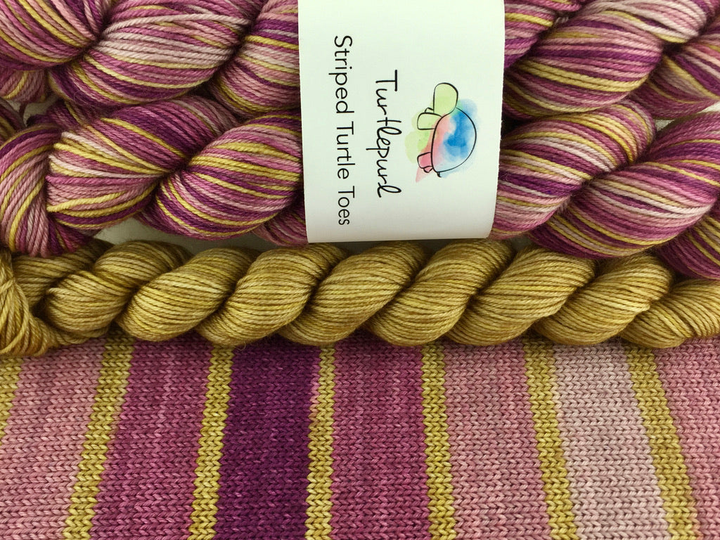 City Girl With Heel and Toe - Merino Sock Yarn