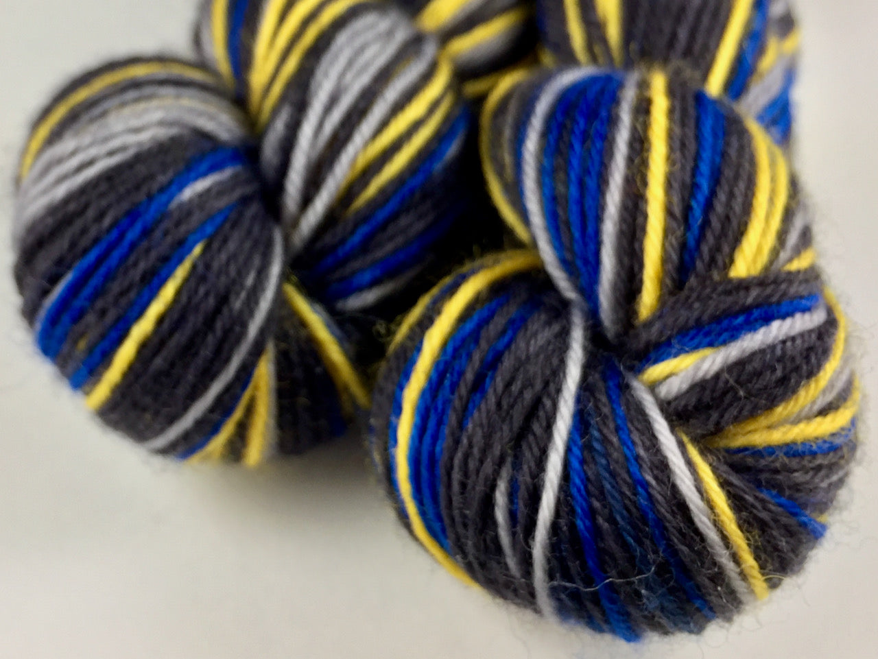 Beekeeper self-striping sock yarn