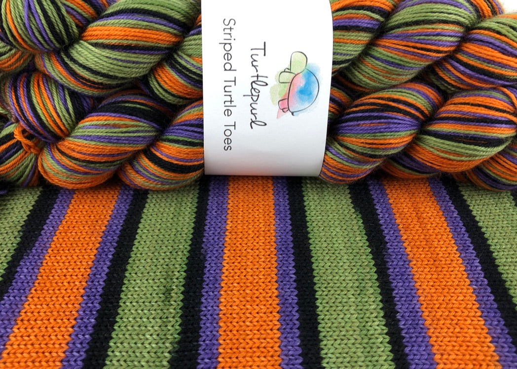 The Brew self-striping sock yarn