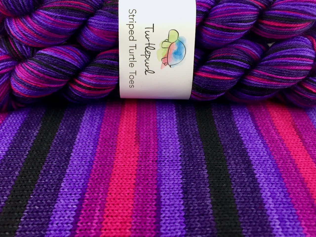 Derby self-striping sock yarn