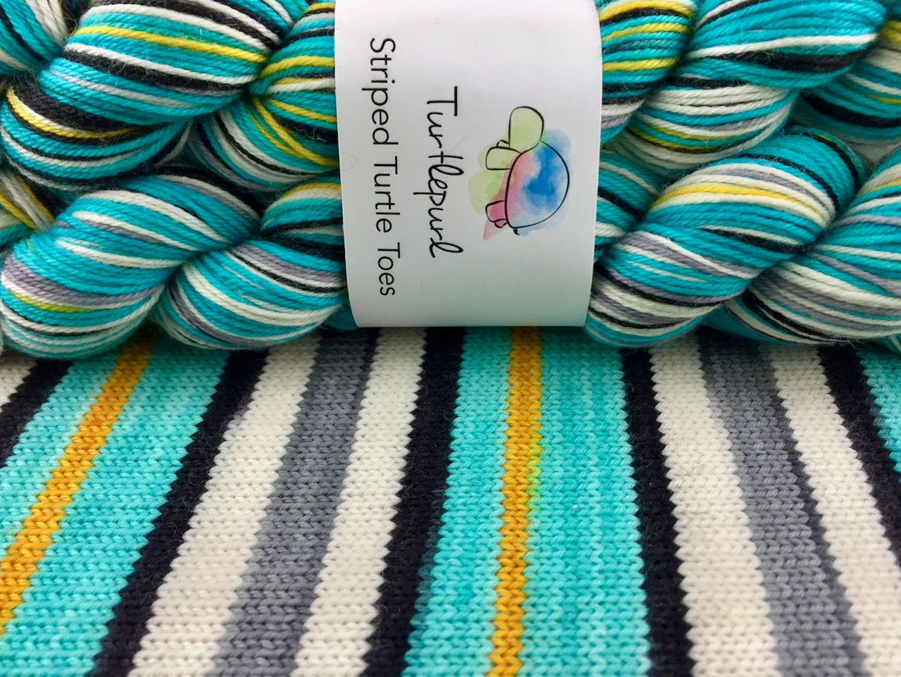 Dream room self-striping sock yarn