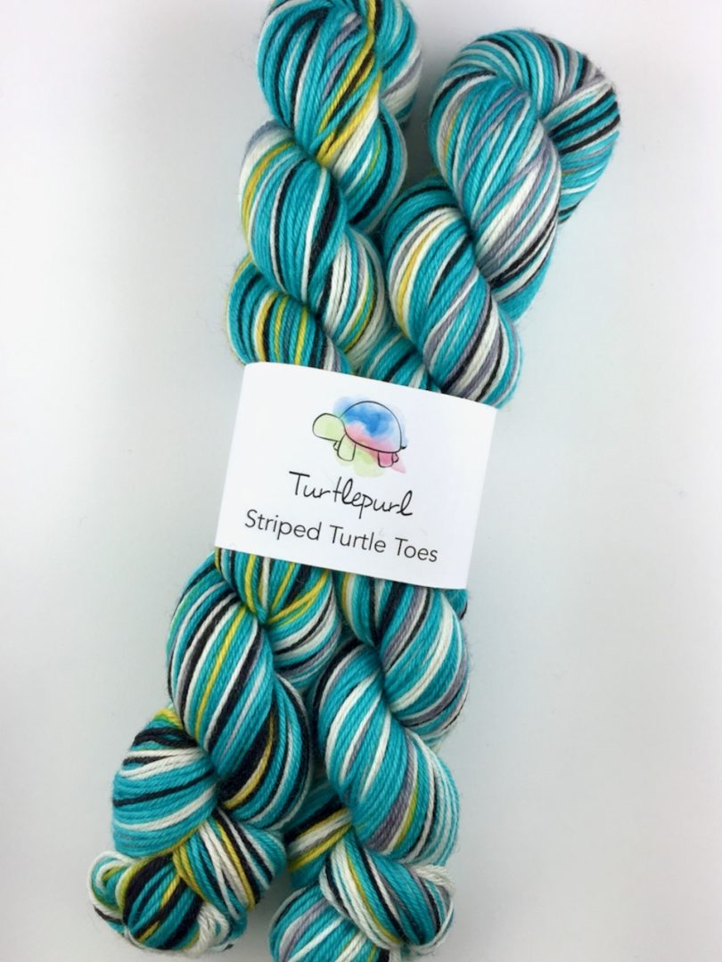 Dream room self-striping sock yarn
