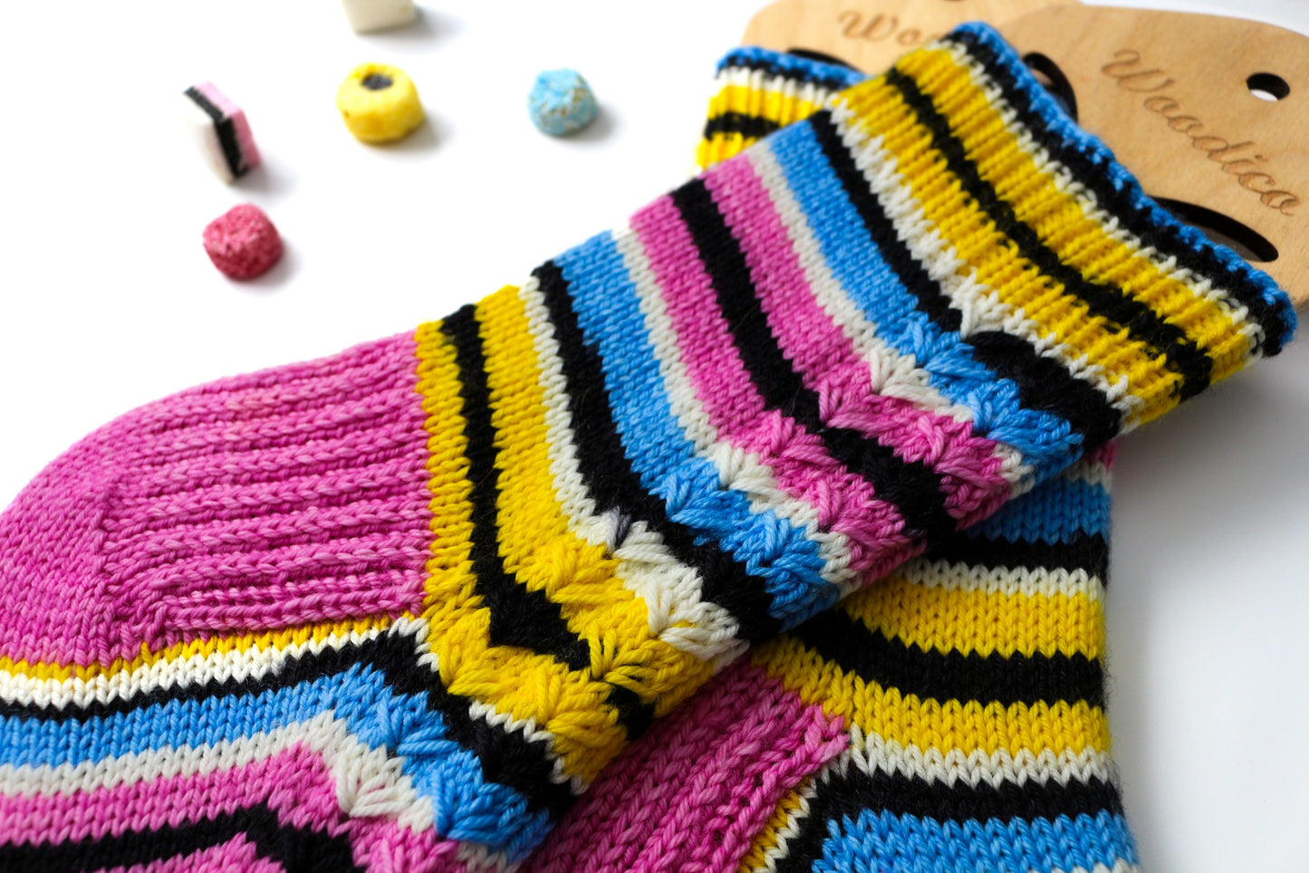 Allsorts of fun Self-striping sock yarn
