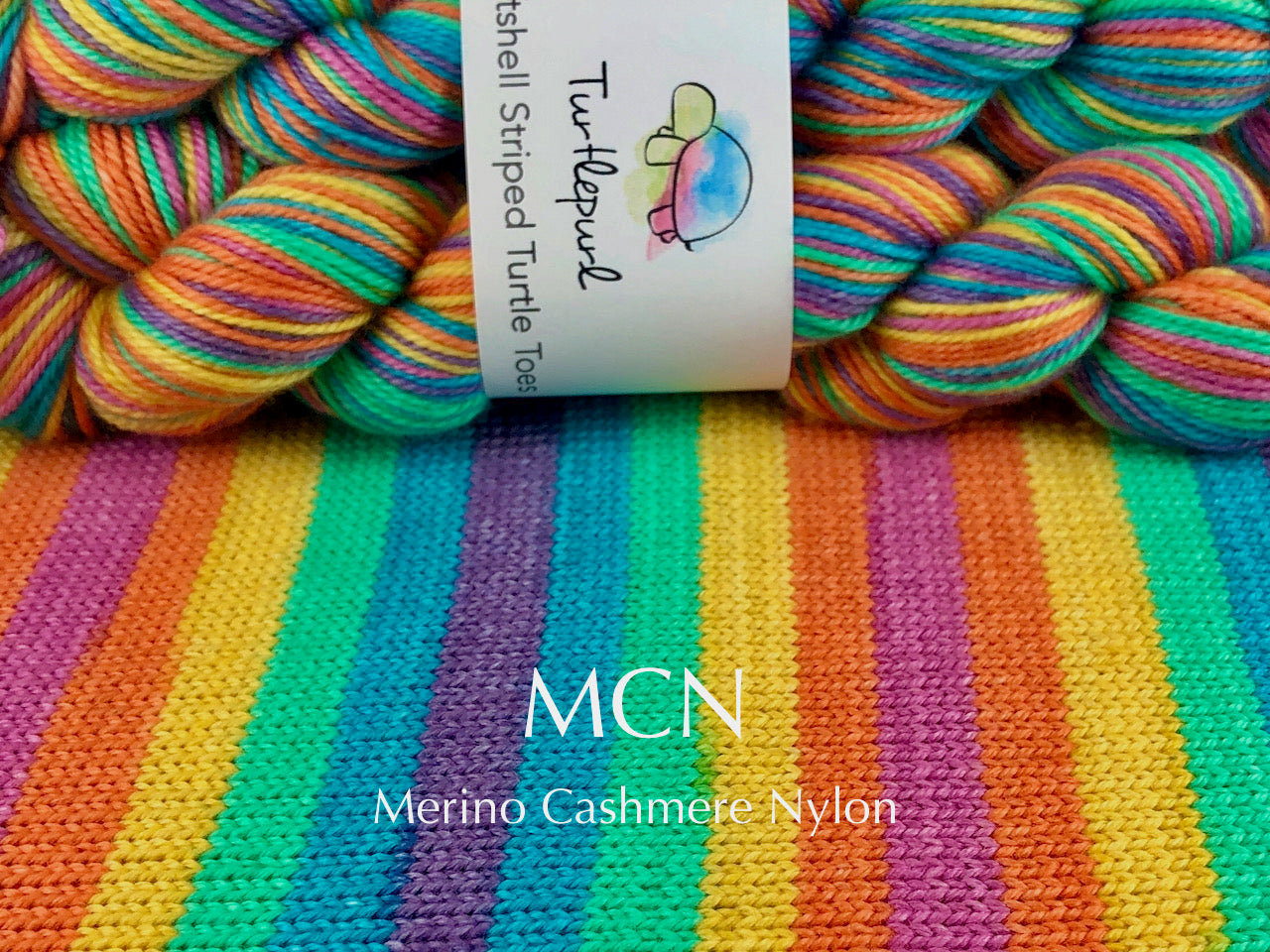 Joy self-striping sock yarn