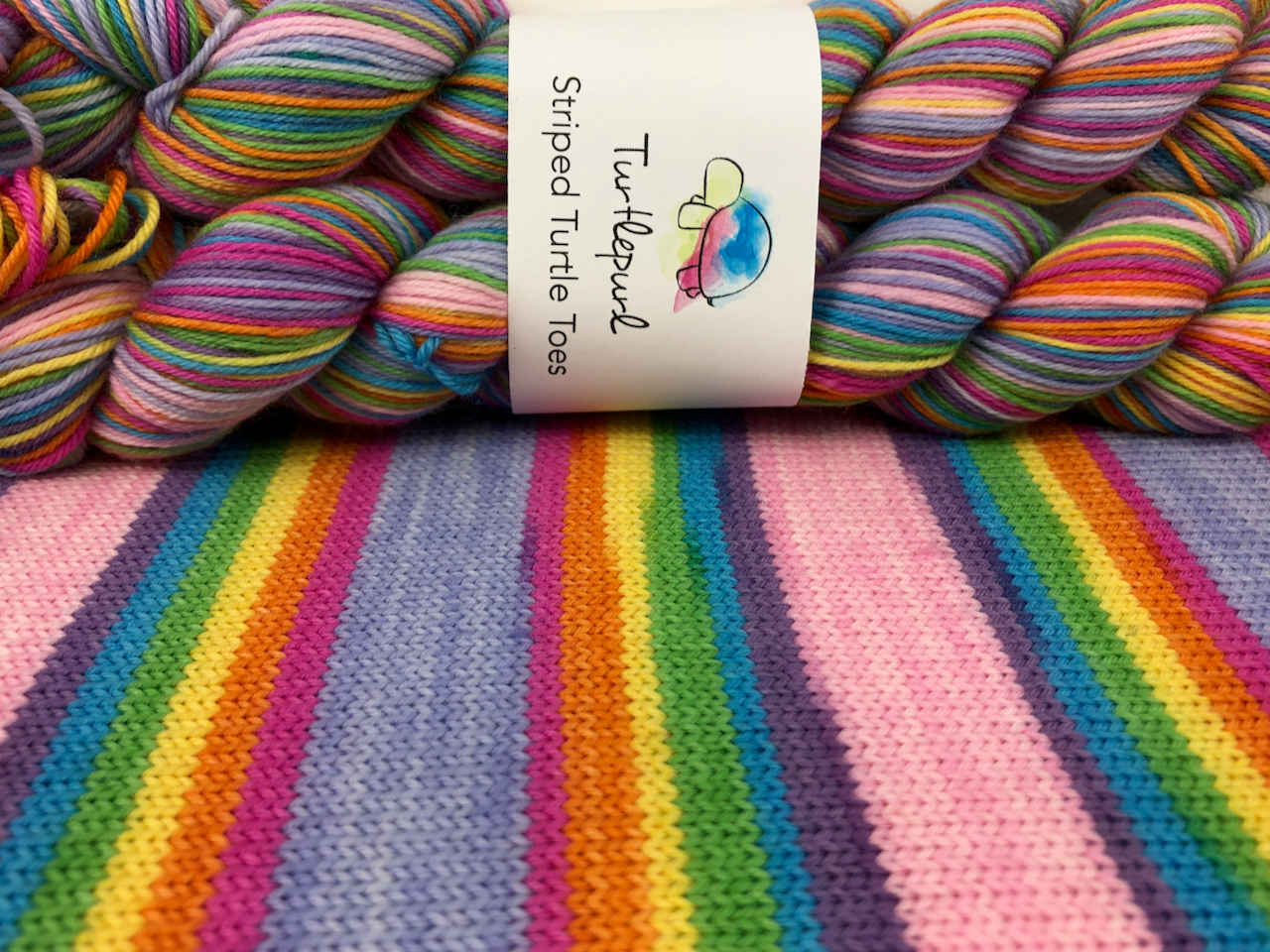 Lady Amalthea self-striping sock yarn