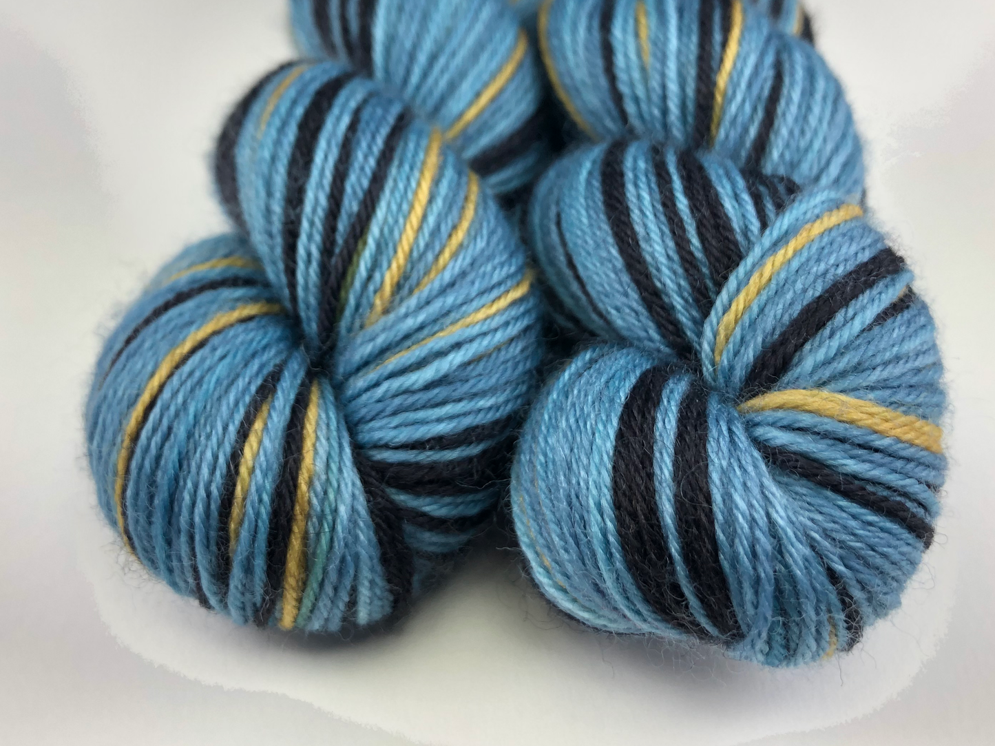 Live long prosper self-striping sock yarn