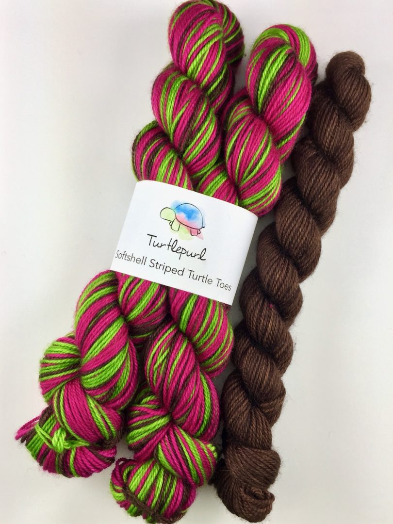 Pow self-striping sock yarn