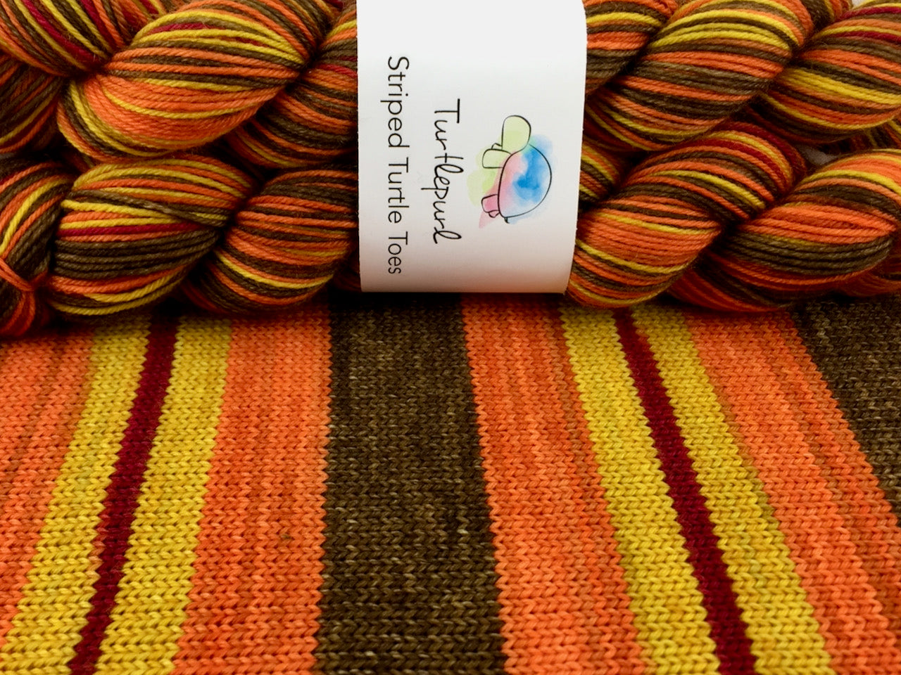 Serenity self-striping sock yarn