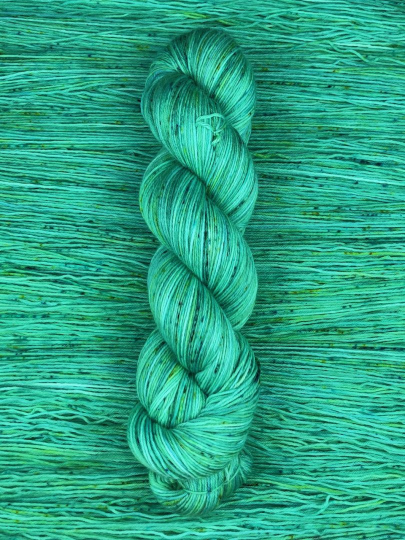 Six turtles heavy lace self-striping sock yarn