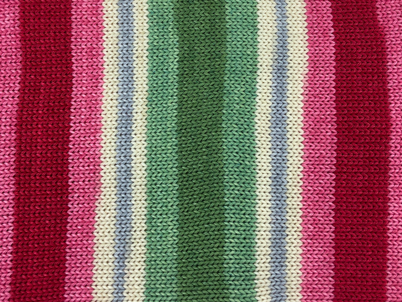 Sugar plum waltz self-striping sock yarn