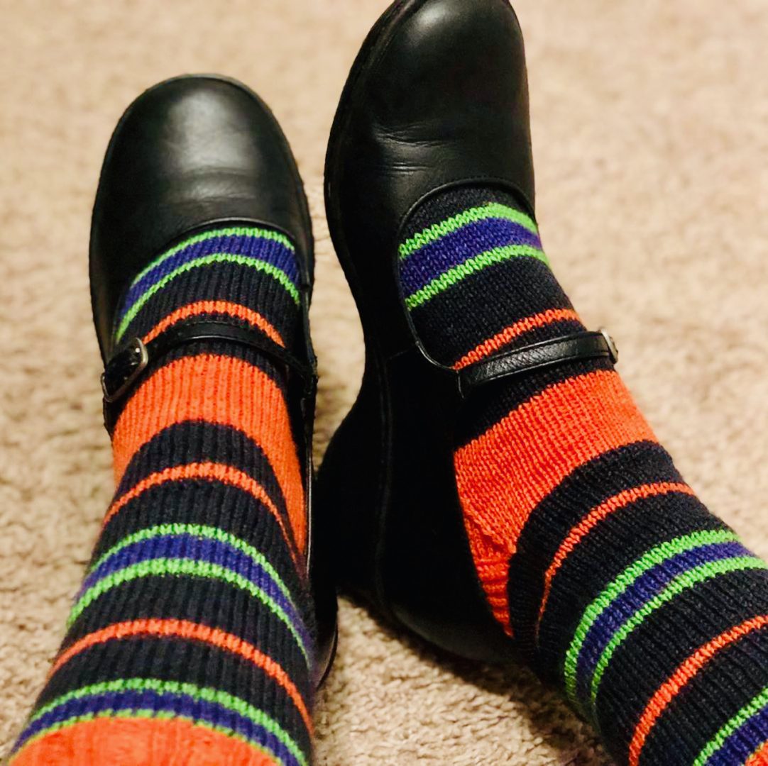 The Brew self-striping sock yarn