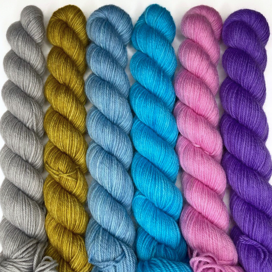 Heel and Toe Skeins Bundle #10 - Merino Sock Yarn