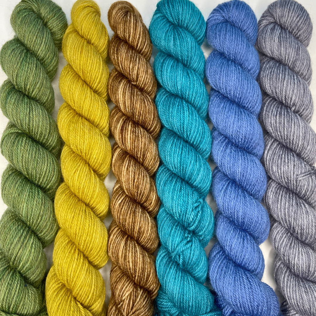 Heel and Toe Skeins Bundle #11 - Merino Sock Yarn