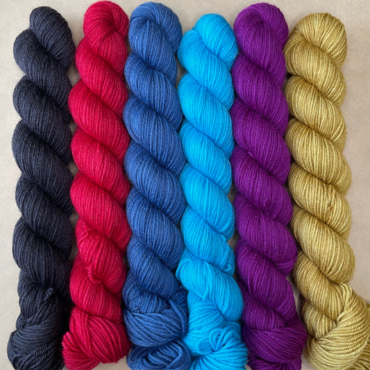 Heel and Toe Skeins Bundle #13 - Merino Sock Yarn
