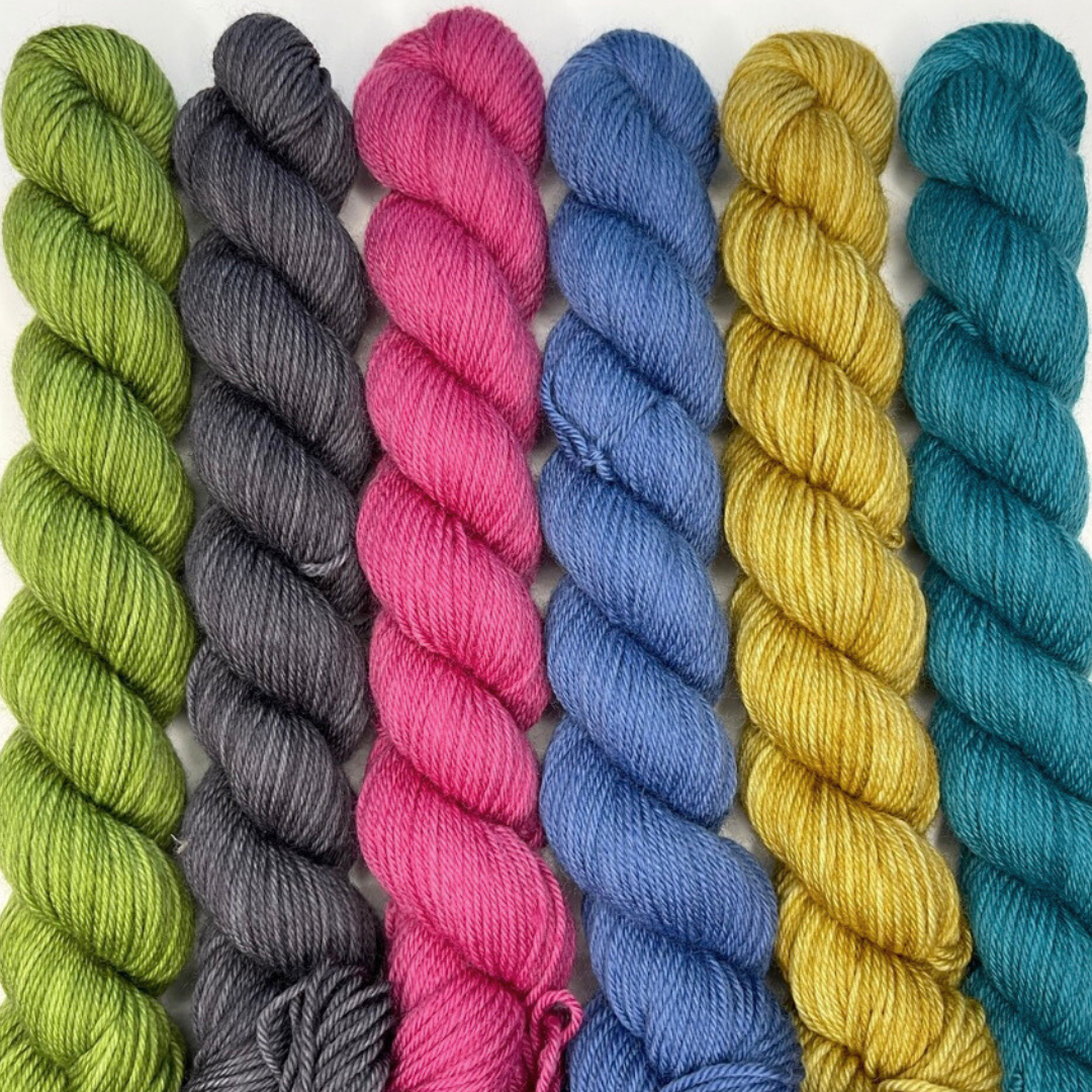 Heel and Toe Skeins Bundle #16 - Merino Sock Yarn