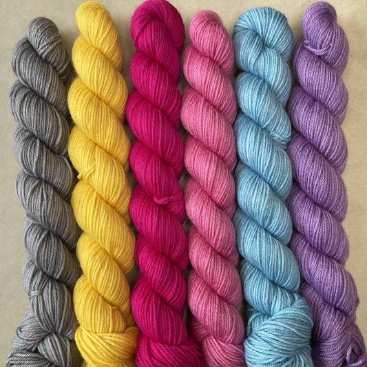 Heel and Toe Skeins Bundle #16 - Merino Sock Yarn