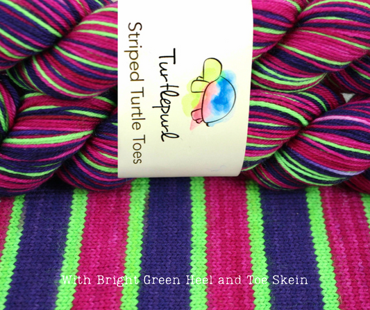 1992 With Heel and Toe - Merino Sock Yarn