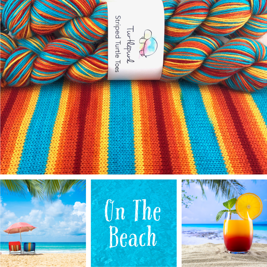 On The Beach - Merino Sock Yarn