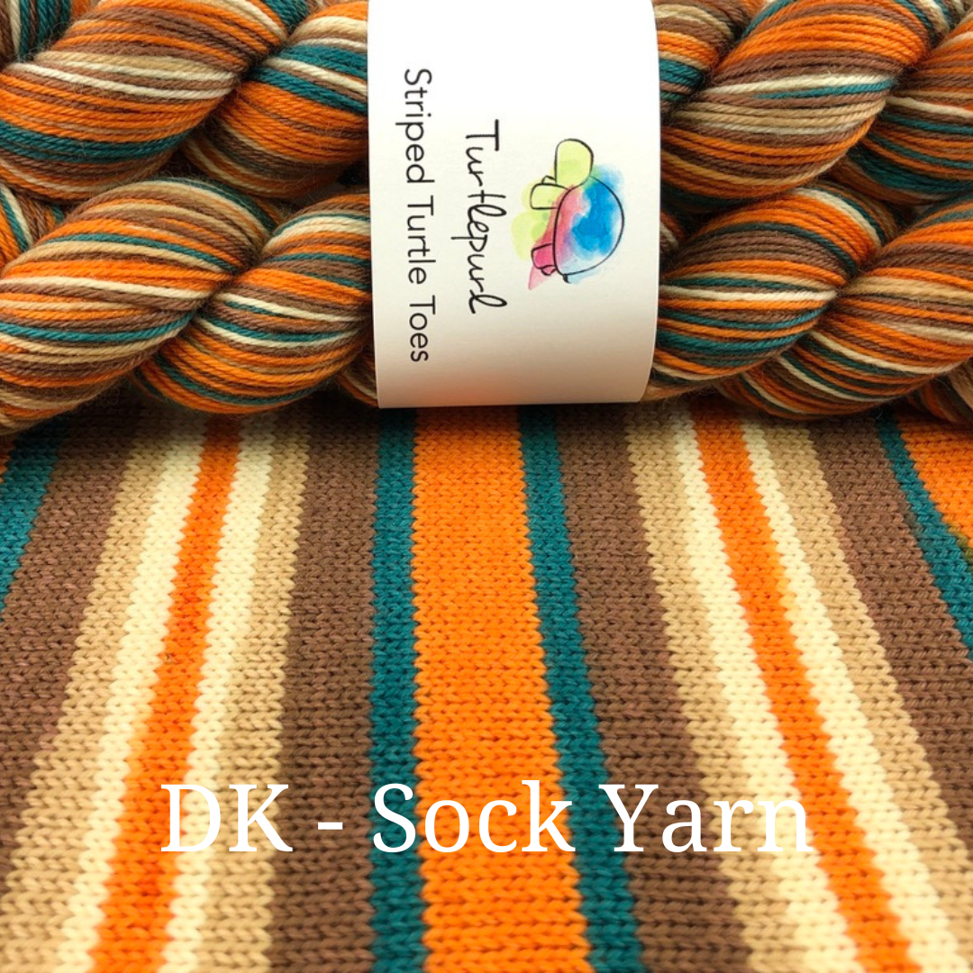 Pumpkin Spice - Merino DK Sock Yarn