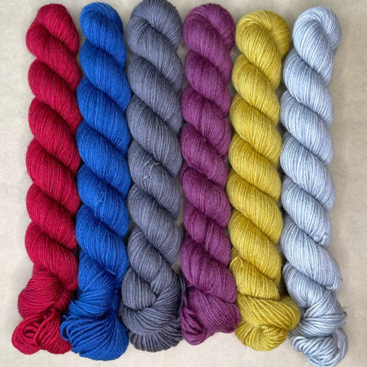 Heel and Toe Skeins Bundle #1 - Merino Sock Yarn