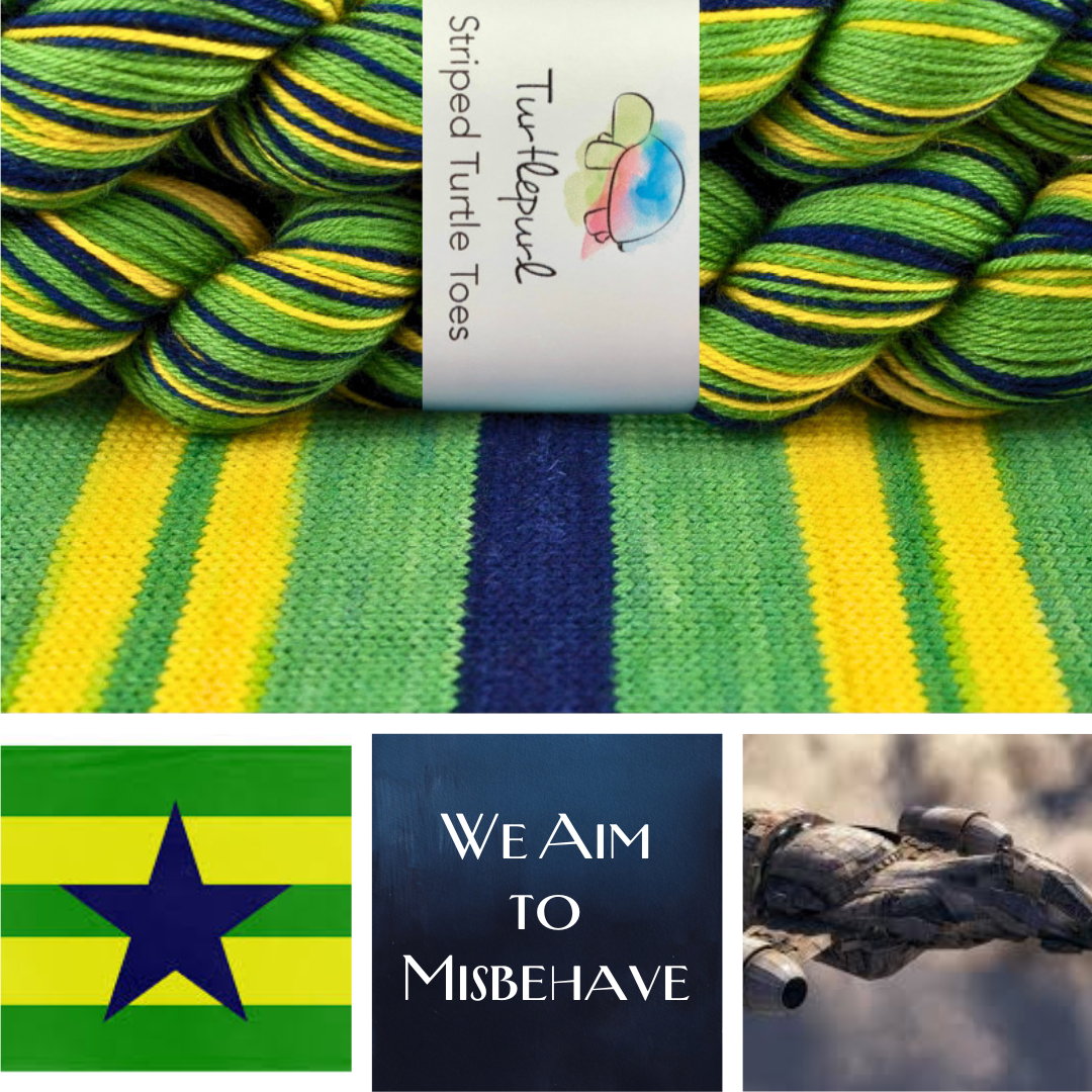 We Aim to Misbehave - Merino Sock Yarn
