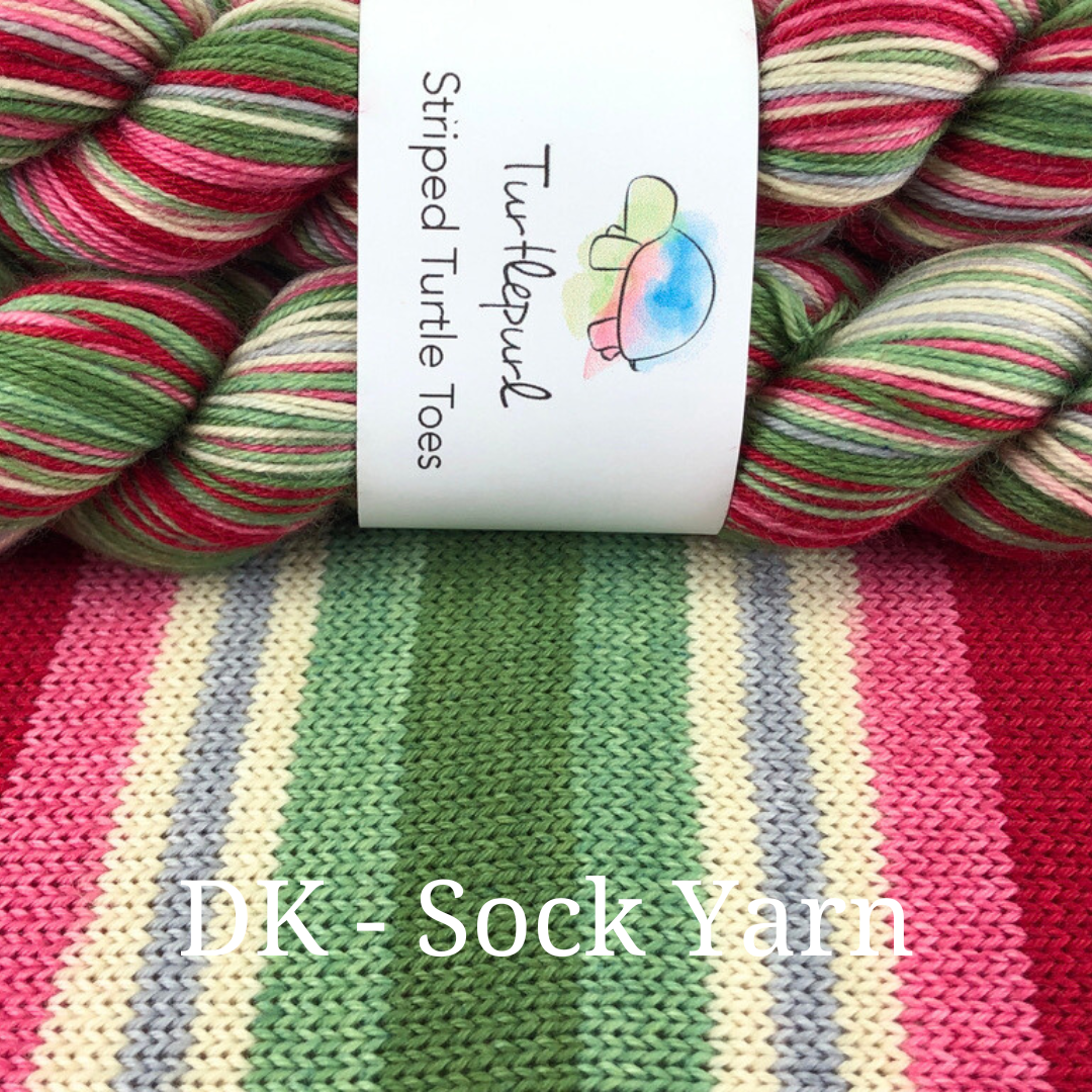 Sugar Plum Waltz - Merino DK Sock Yarn