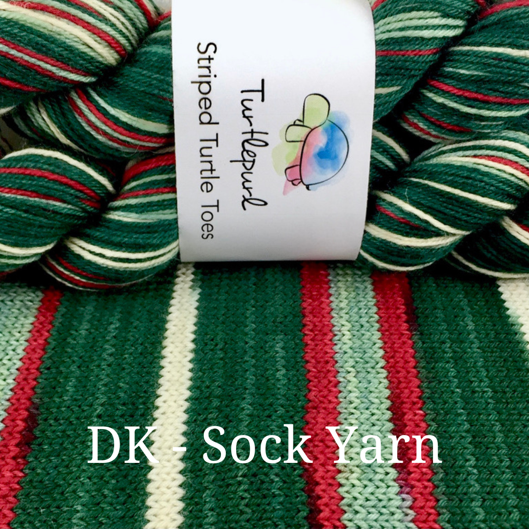 Mistletoe Kisses - Merino DK Sock Yarn