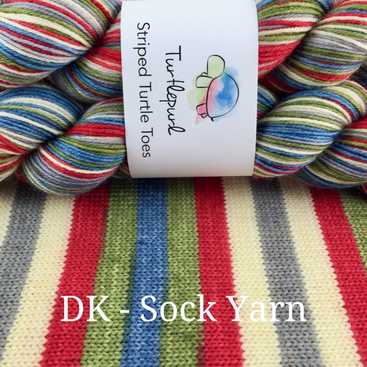 Rock Paper Scissors Lizard Spock - Merino DK Sock Yarn - Ship by March 25th