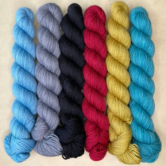 Heel and Toe Skeins Bundle #2 - Merino Sock Yarn