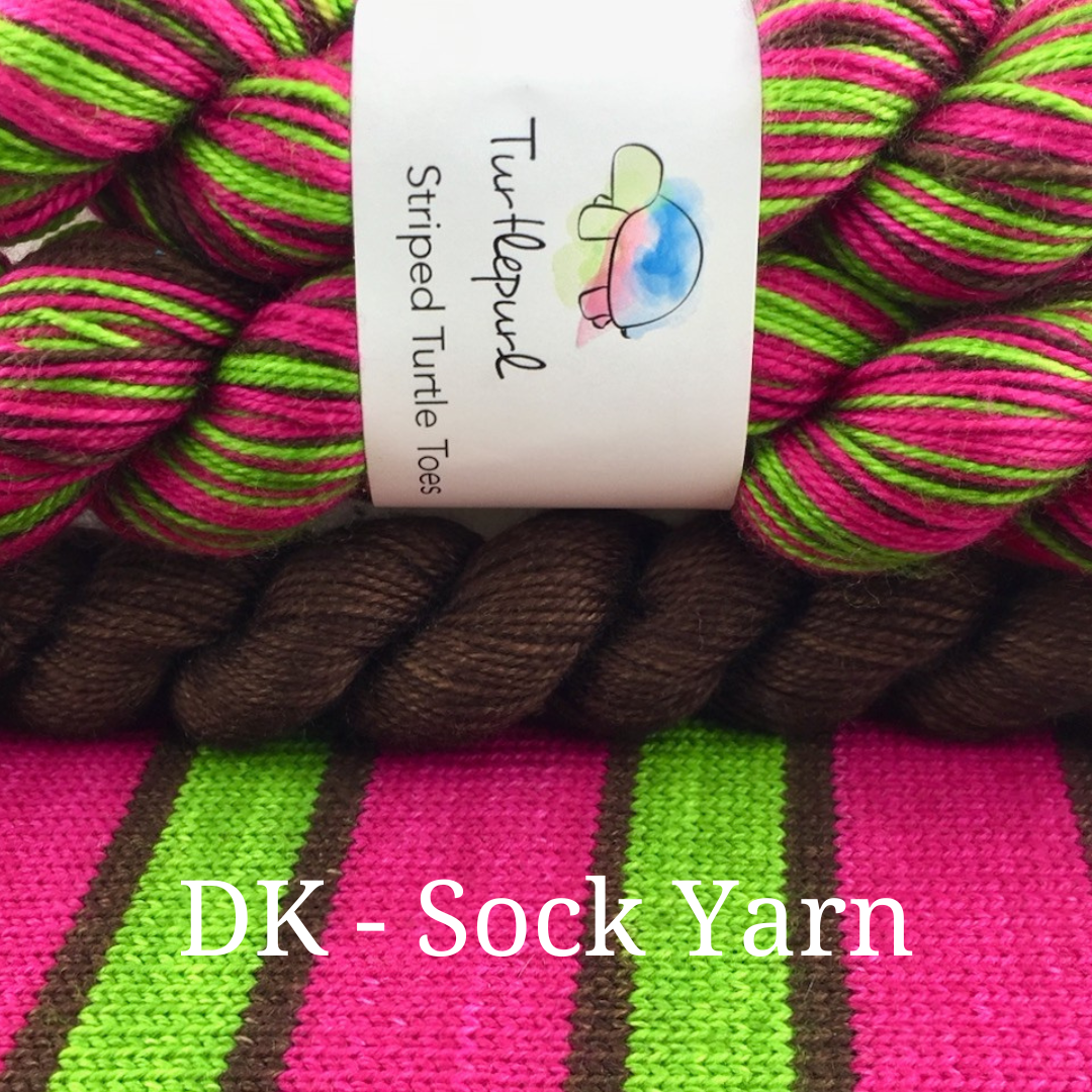 POW! With Heel and Toe - Merino DK Sock Yarn