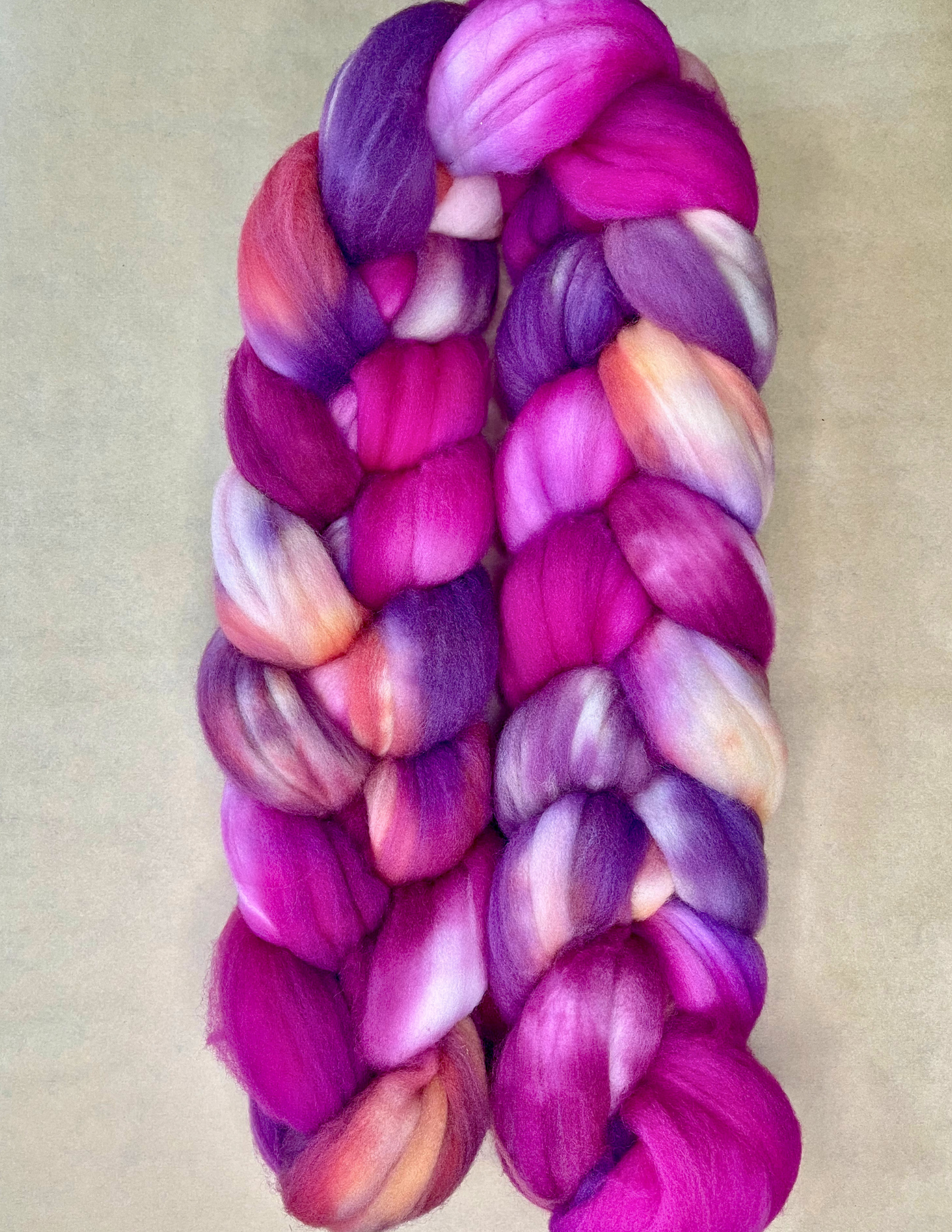 Berry Blast - Superwash Merino Wool Roving