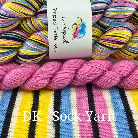 All Sorts of Fun! With Heel and Toe - Merino DK Sock Yarn