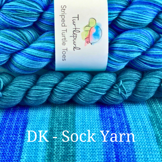 Cannonball With Heel and Toe - Merino DK Sock Yarn - Ship by March 25th