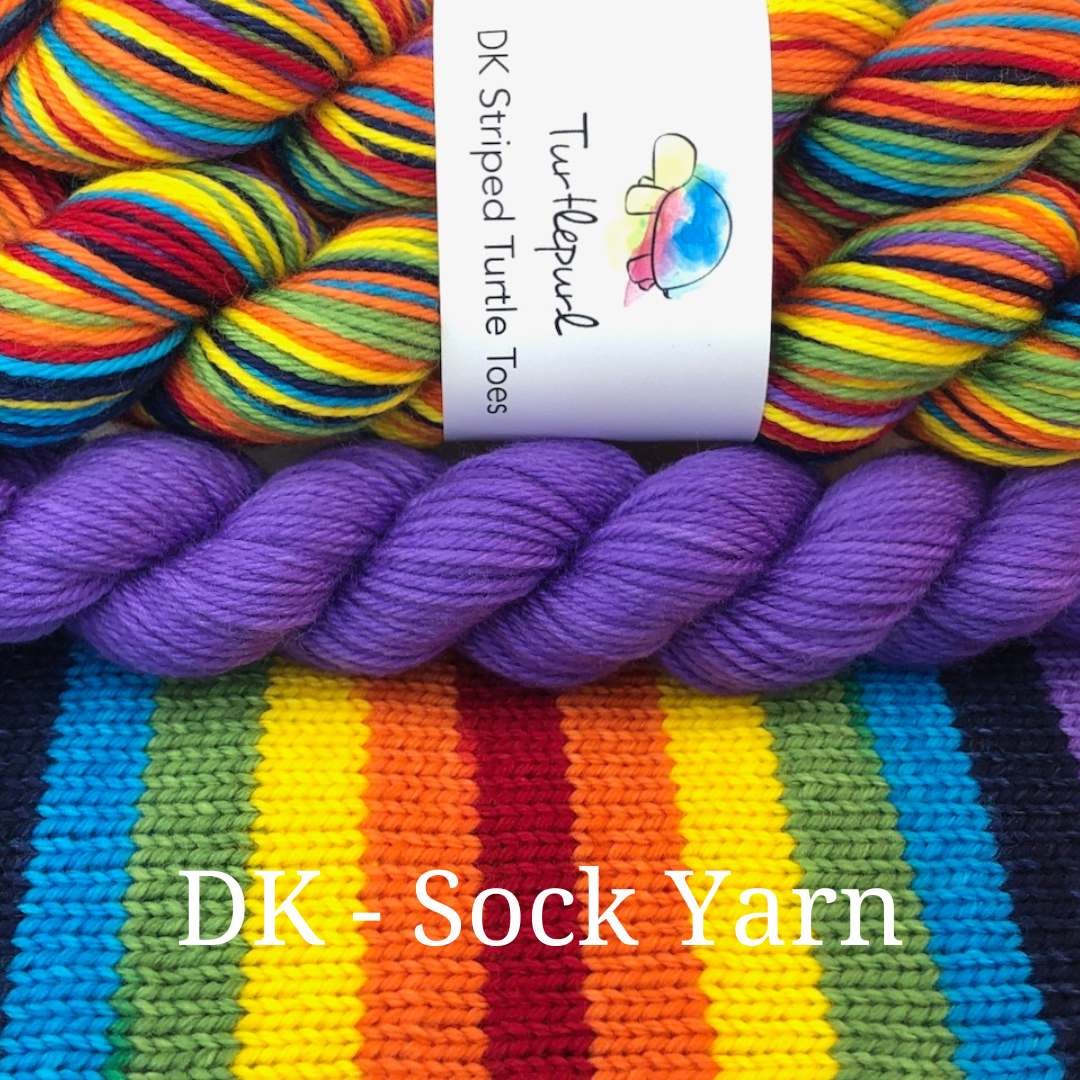 OM With Heel and Toe - Merino DK Sock Yarn