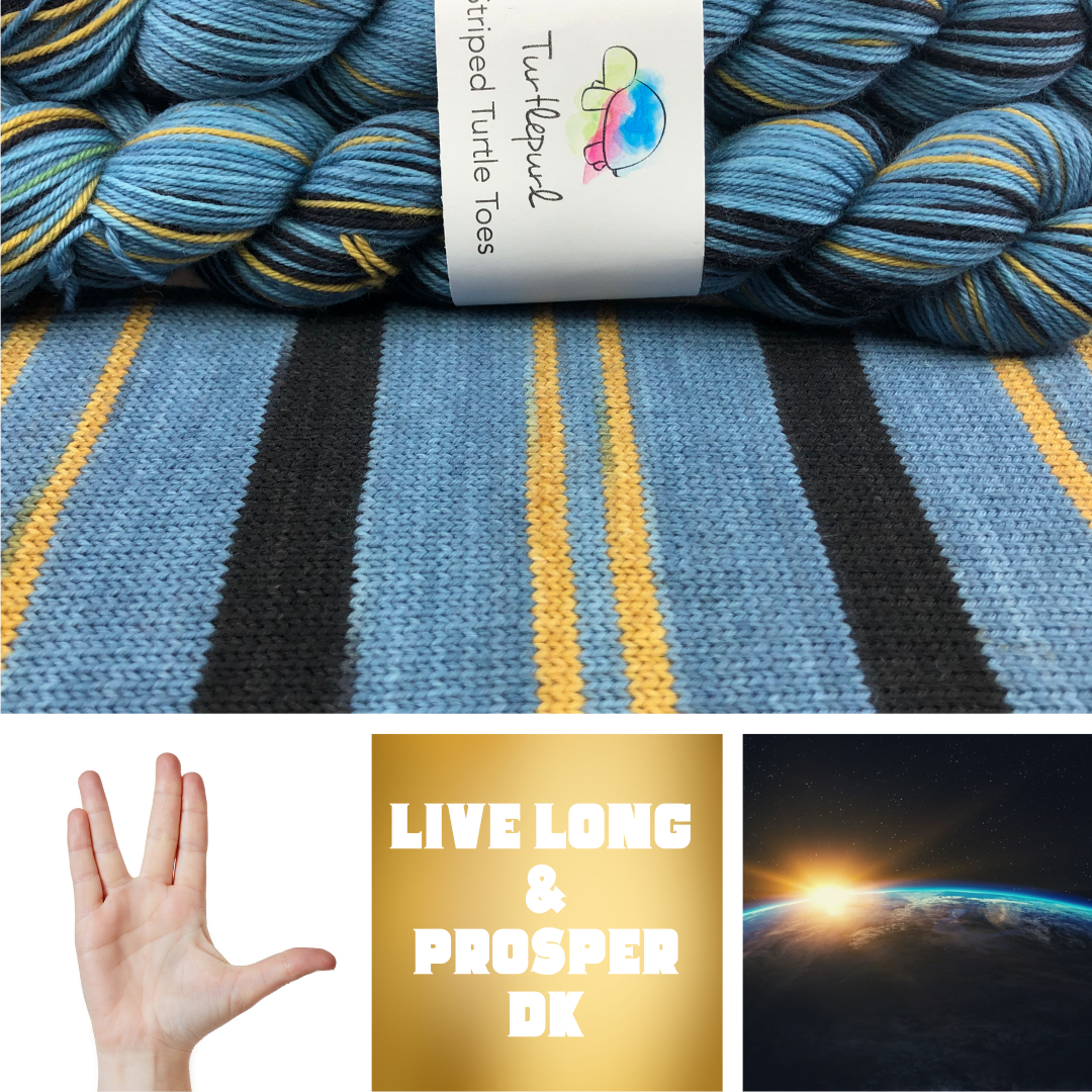 Live Long and Prosper - Merino DK Sock Yarn