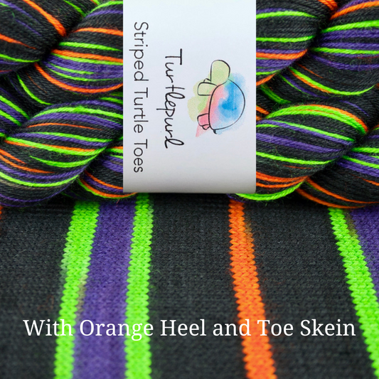 The Brew With Heel and Toe - Merino Sock Yarn