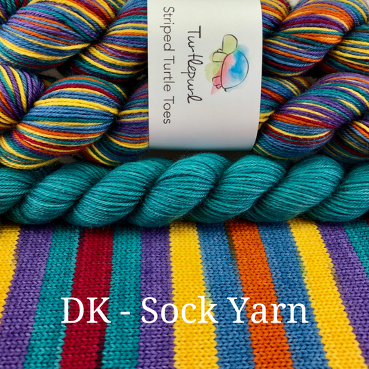 A Stroll Down Duckworth Street With Heel and Toe - Merino DK Sock Yarn - Ship by March 25th