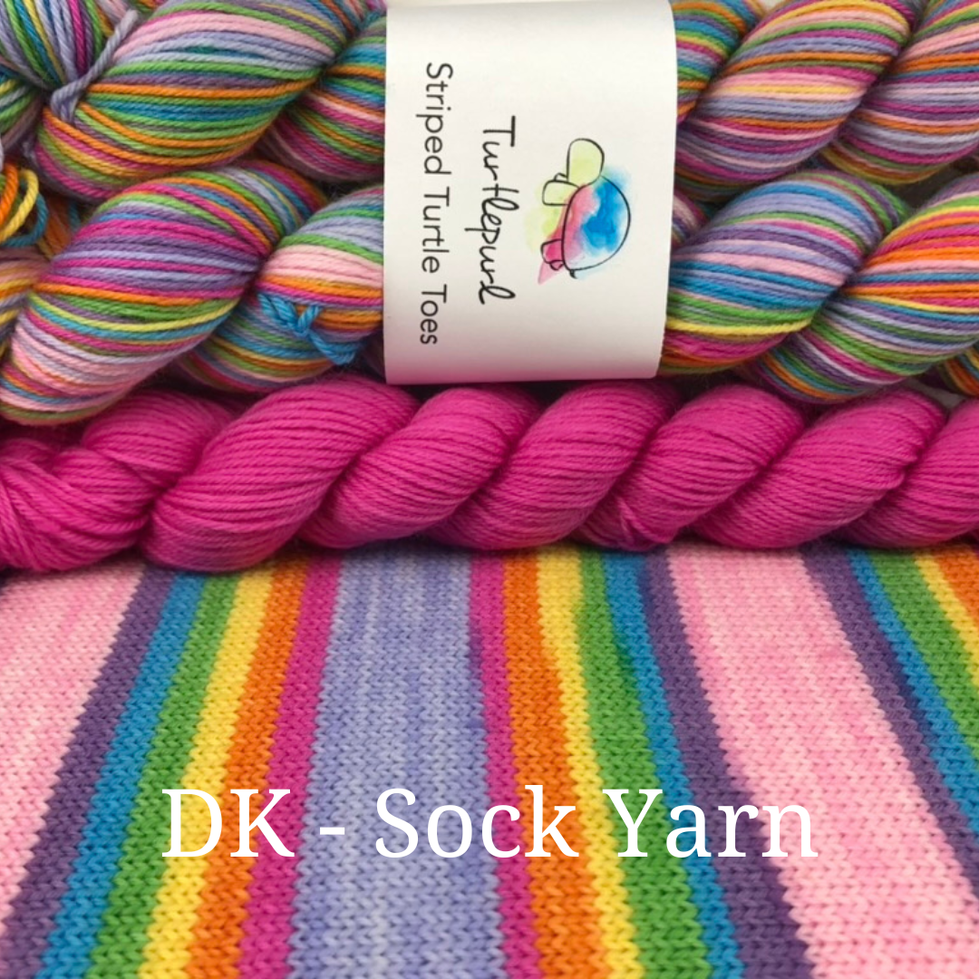 Lady Amalthea With Heel and Toe - Merino DK Sock Yarn