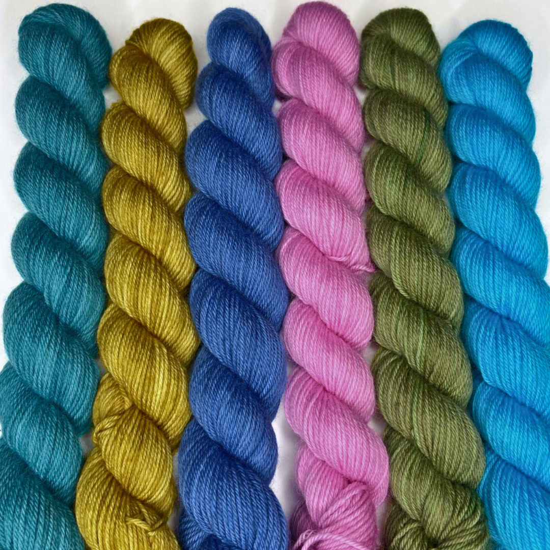 Heel and Toe Skeins Bundle #3 - Merino Sock Yarn