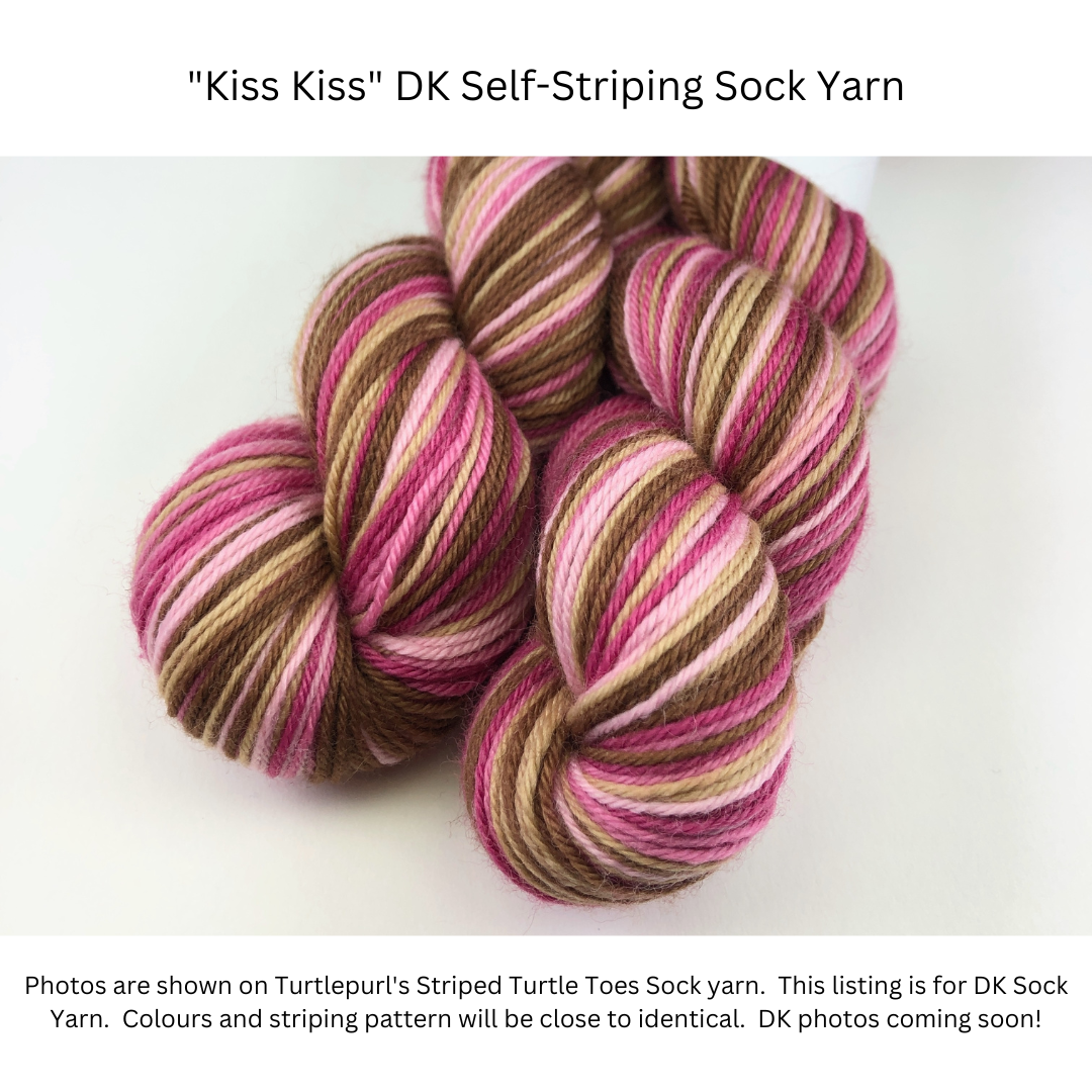 Kiss Kiss - Merino DK Sock Yarn