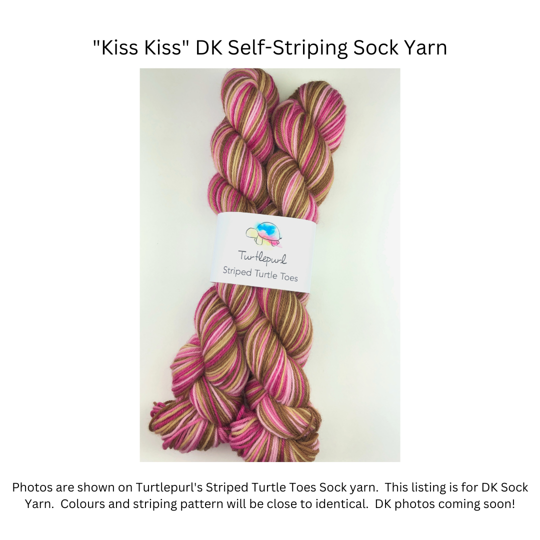 Kiss Kiss - Merino DK Sock Yarn