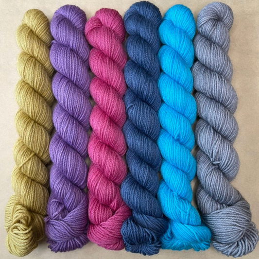 Heel and Toe Skeins Bundle #7 - Merino Sock Yarn