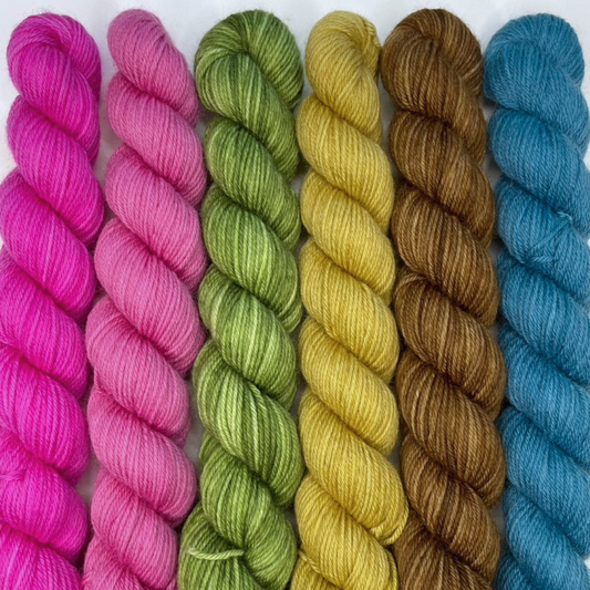 Heel and Toe Skeins Bundle #8 - Merino Sock Yarn