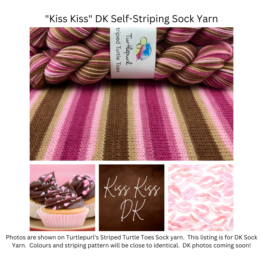 Kiss Kiss - Merino DK Sock Yarn