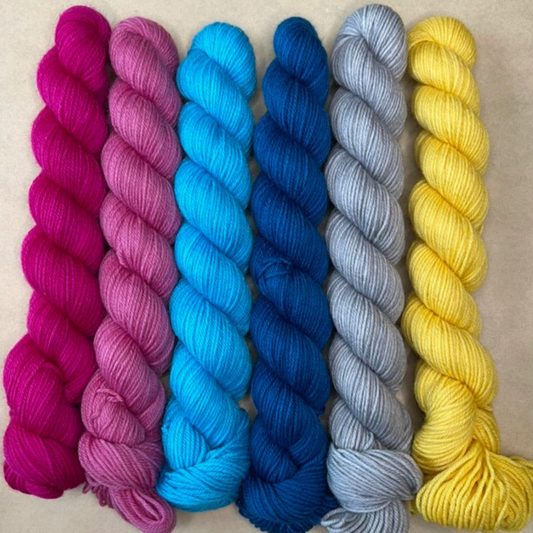 Heel and Toe Skeins Bundle #8 - Merino Sock Yarn