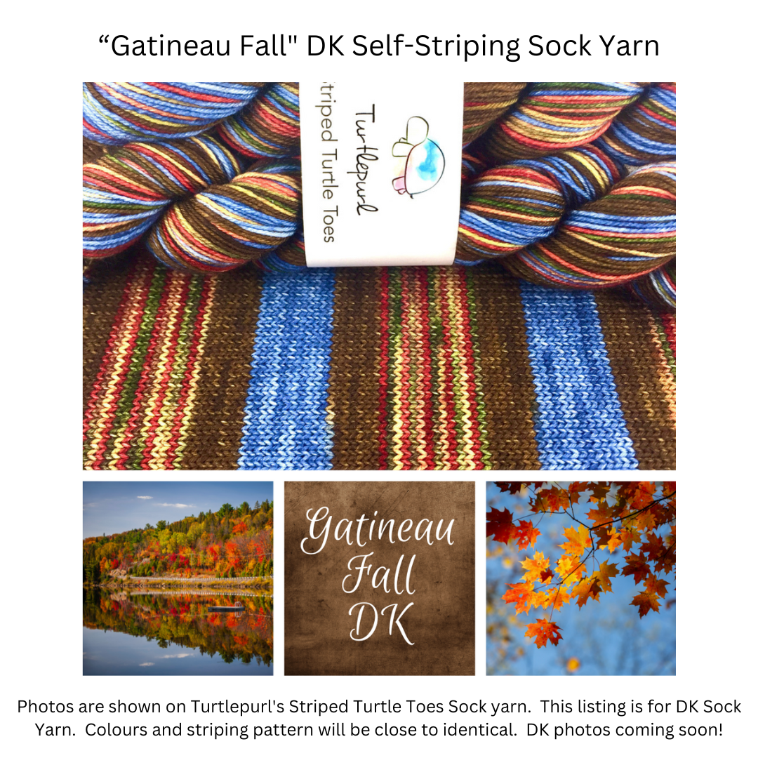 Gatineau Fall - Merino DK Sock Yarn