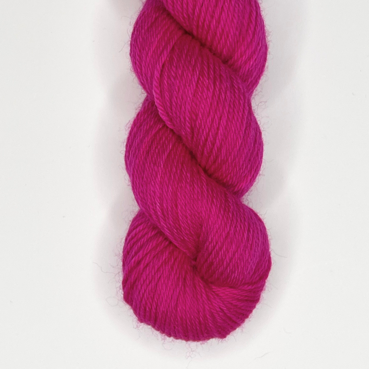 Magenta "Comic Strip" - Heel and Toe Skein Merino Sock Yarn